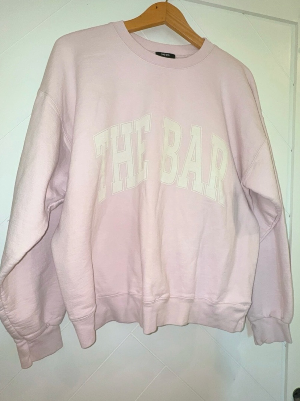 Sold Out Pristine The Bar Light Pink Sweatshirt Size: Large - Picture 6 of 10